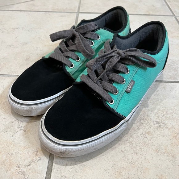 Mint/Sea Foam Green Vans - Picture 1 of 9